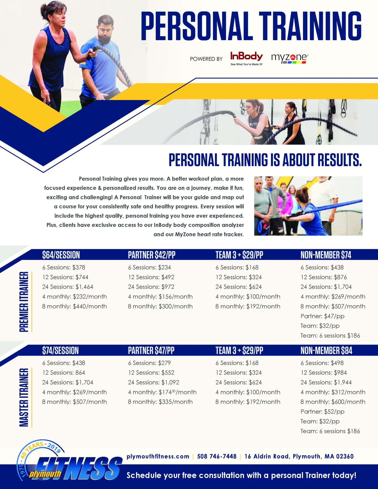 Personal Training, PT Sessions